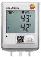 Testo Saveris 2-T2 - WiFi data logger with display and 2 connections for NTC temperature probes