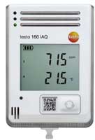 Testo 160 IAQ - WiFi data logger with display and integrated sensors for temperature, humidity, CO2 and atmospheric pressure