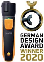 Testo 805 i - infrared thermometer with smartphone operation